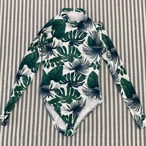 Long Sleeved One Piece Swim Suit